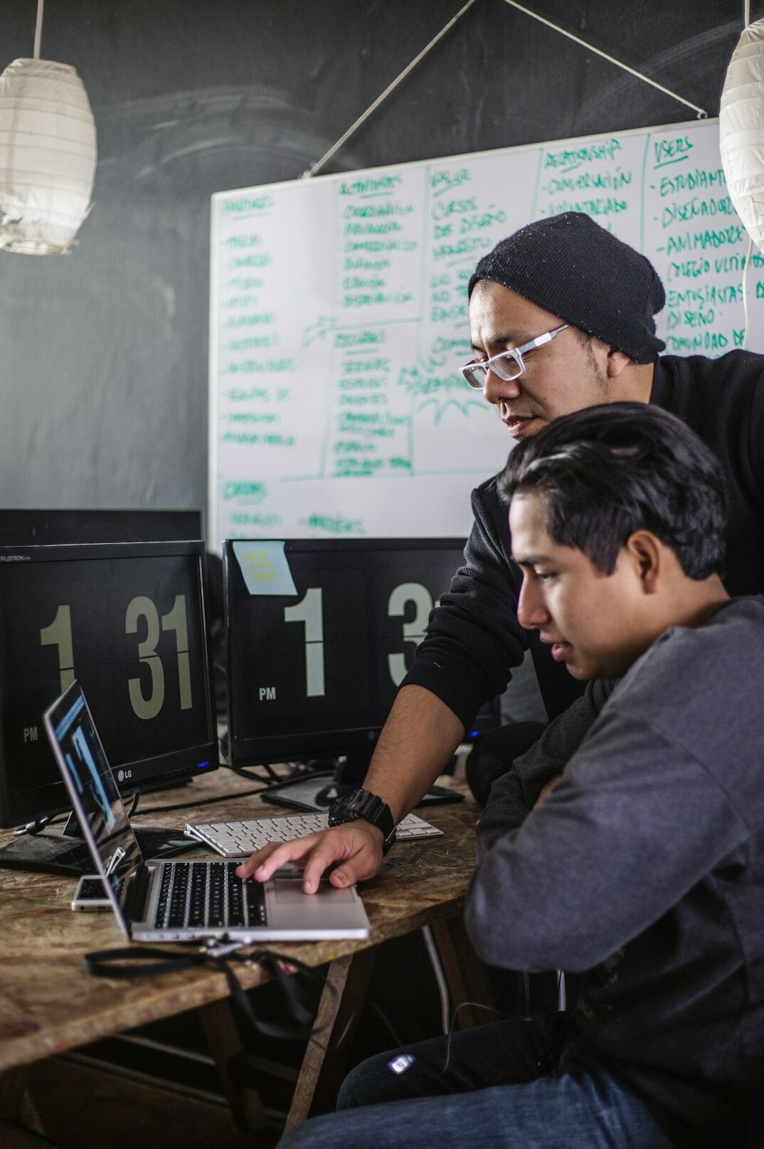 students learning ai coding