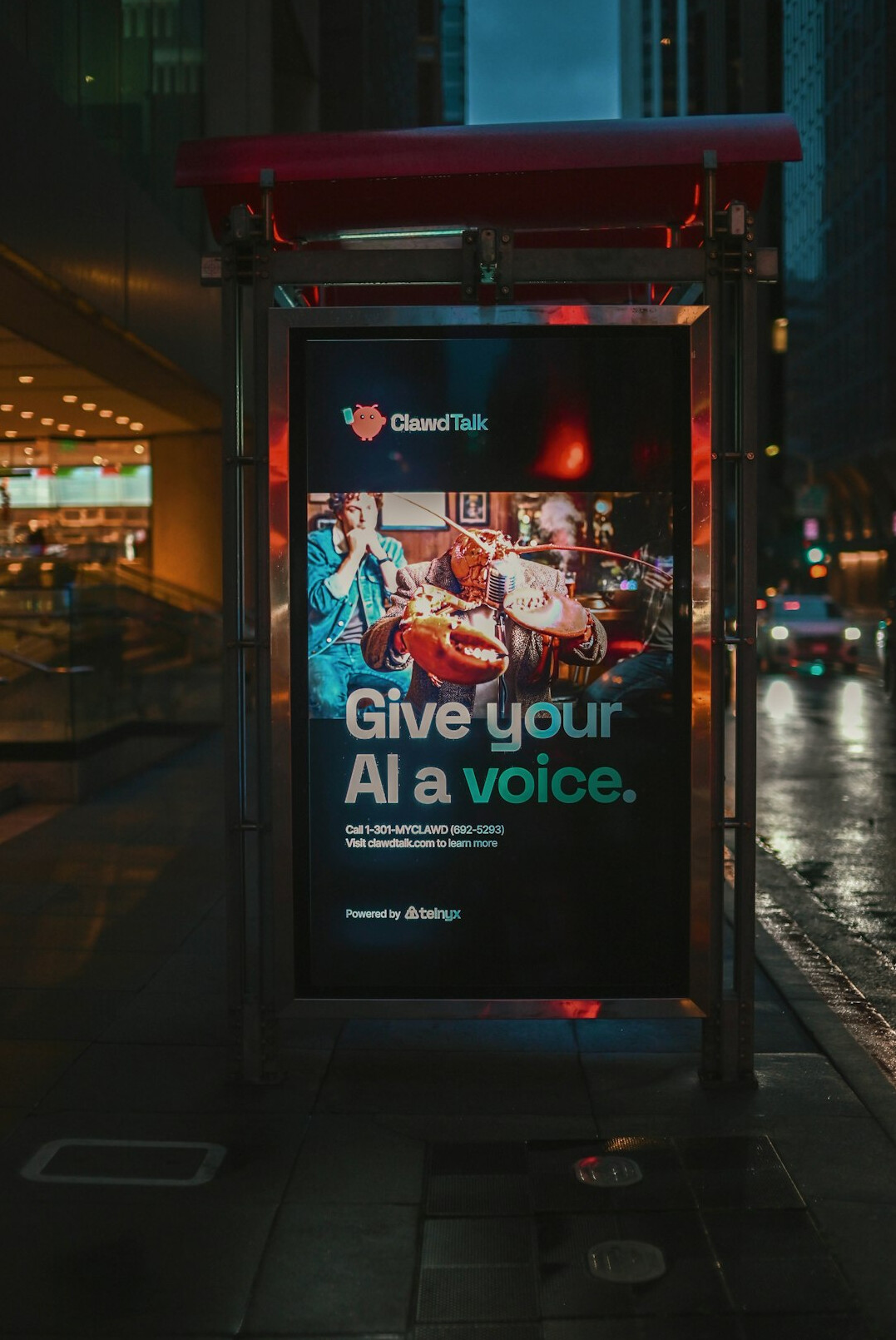 futuristic ai city business